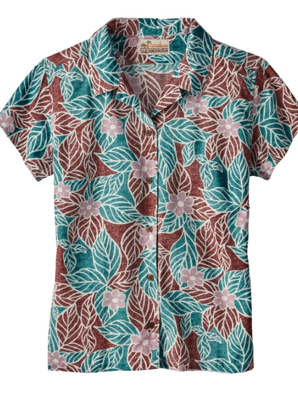 Patagonia Women's Lightweight Pataloha Shirt Sz 14 - Picture 1 of 7